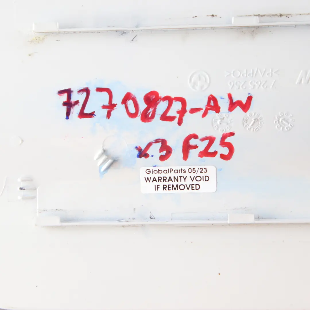 Kraftstofftankeinfüllstutzen Klappenabdeckung Alpinweiß - 300 7265256 für BMW X3 F25 mit Teilenummer 7270821 BMW X3 F25 Kraftstofftankeinfüllstutzen Klappenabdeckung Alpinweiß - 300 7265256 - SKU 7270821-AW - Teilenummer 7270821