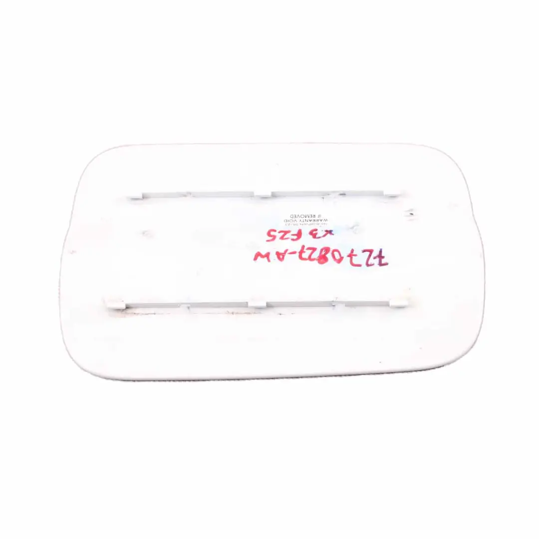 Filler Fill In Flap Cover Cap Alpine White - 300 7265256 to BMW X3 F25 Fuel with Part number 7270821 BMW X3 F25 Fuel Filler Fill In Flap Cover Cap Alpine White - 300 7265256 - SKU 7270821-AW - Part number 7270821