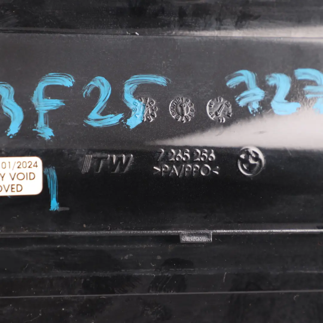 BMW X3 F25 Couvercle Trappe Remplissage Carburant Noir Saphir - 475 7265256 - SKU 7270821-BS - Numéro de pièce 7270821