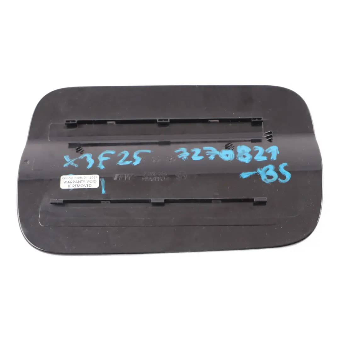 BMW X3 F25 Couvercle Trappe Remplissage Carburant Noir Saphir - 475 7265256 - SKU 7270821-BS - Numéro de pièce 7270821