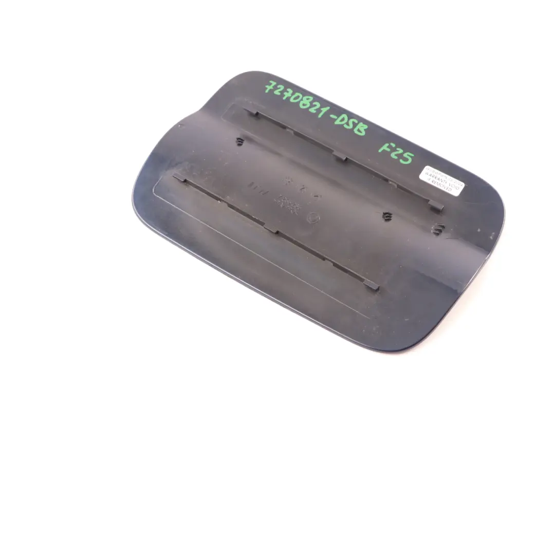 Filler Fill In Flap Cover Cap Deep Sea Blue - A76 7265256 to BMW X3 F25 Fuel with Part number 7270821 BMW X3 F25 Fuel Filler Fill In Flap Cover Cap Deep Sea Blue - A76 7265256 - SKU 7270821-DSB - Part number 7270821