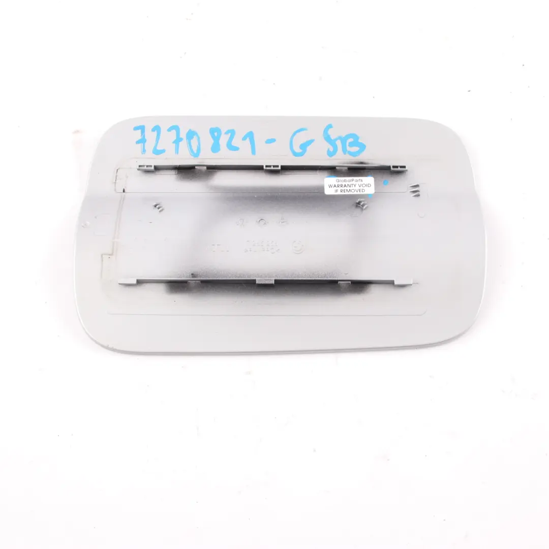 BMW X3 F25 Kraftstoff Einfüll Stutzen Klappe Deckel Gletscher Silber A83 7265256 - SKU 7270821-GSB - Teilenummer 7270821