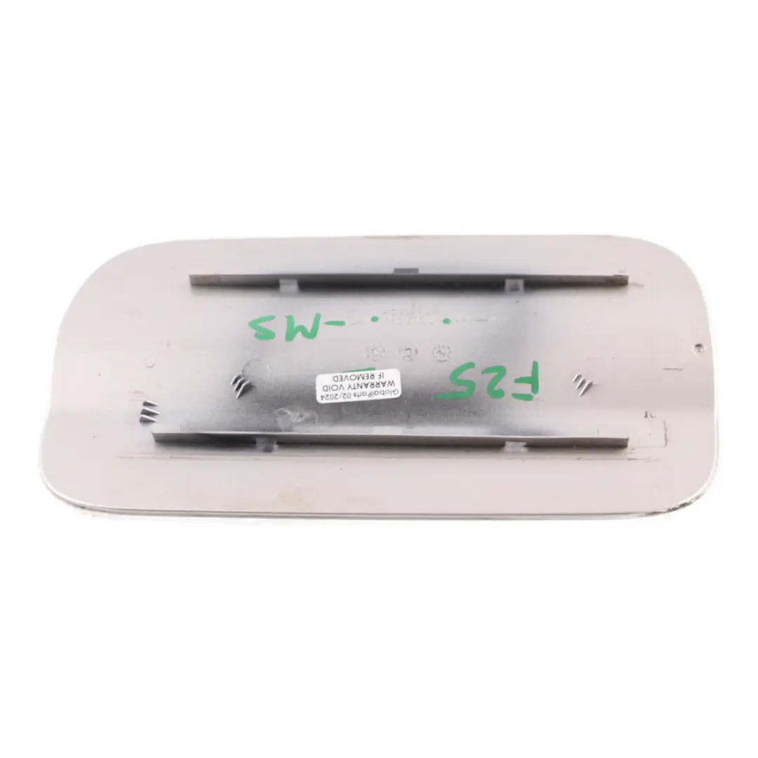 Filler Fill In Flap Cover Cap Mineral Silver - A14 7265256 to BMW X3 F25 Fuel with Part number 7270821 BMW X3 F25 Fuel Filler Fill In Flap Cover Cap Mineral Silver - A14 7265256 - SKU 7270821-MS - Part number 7270821