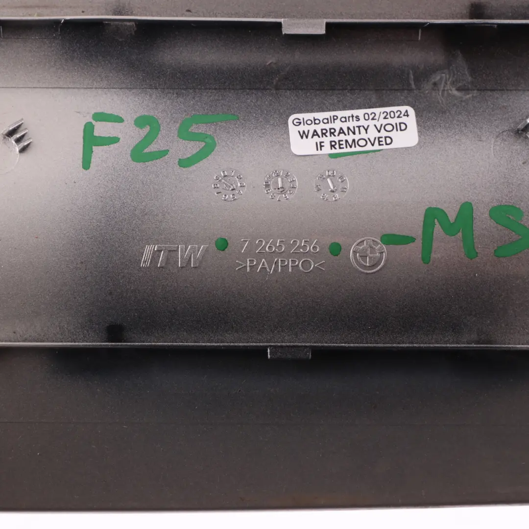 BMW X3 F25 Tapa tapón llenado combustible Gris espacial metalizado - A52 7265256 - SKU 7270821-MS - Número de pieza 7270821