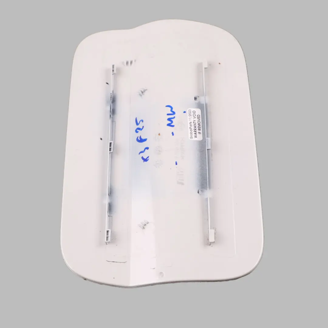 Filler Fill In Flap Cover Cap Mineral White - A96 7265256 to BMW X3 F25 Fuel with Part number 7270821 BMW X3 F25 Fuel Filler Fill In Flap Cover Cap Mineral White - A96 7265256 - SKU 7270821-MW - Part number 7270821