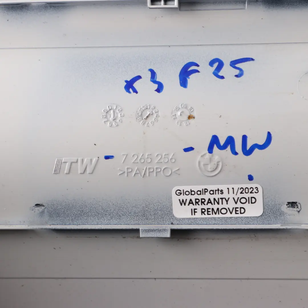 Filler Fill In Flap Cover Cap Mineral White - A96 7265256 to BMW X3 F25 Fuel with Part number 7270821 BMW X3 F25 Fuel Filler Fill In Flap Cover Cap Mineral White - A96 7265256 - SKU 7270821-MW - Part number 7270821