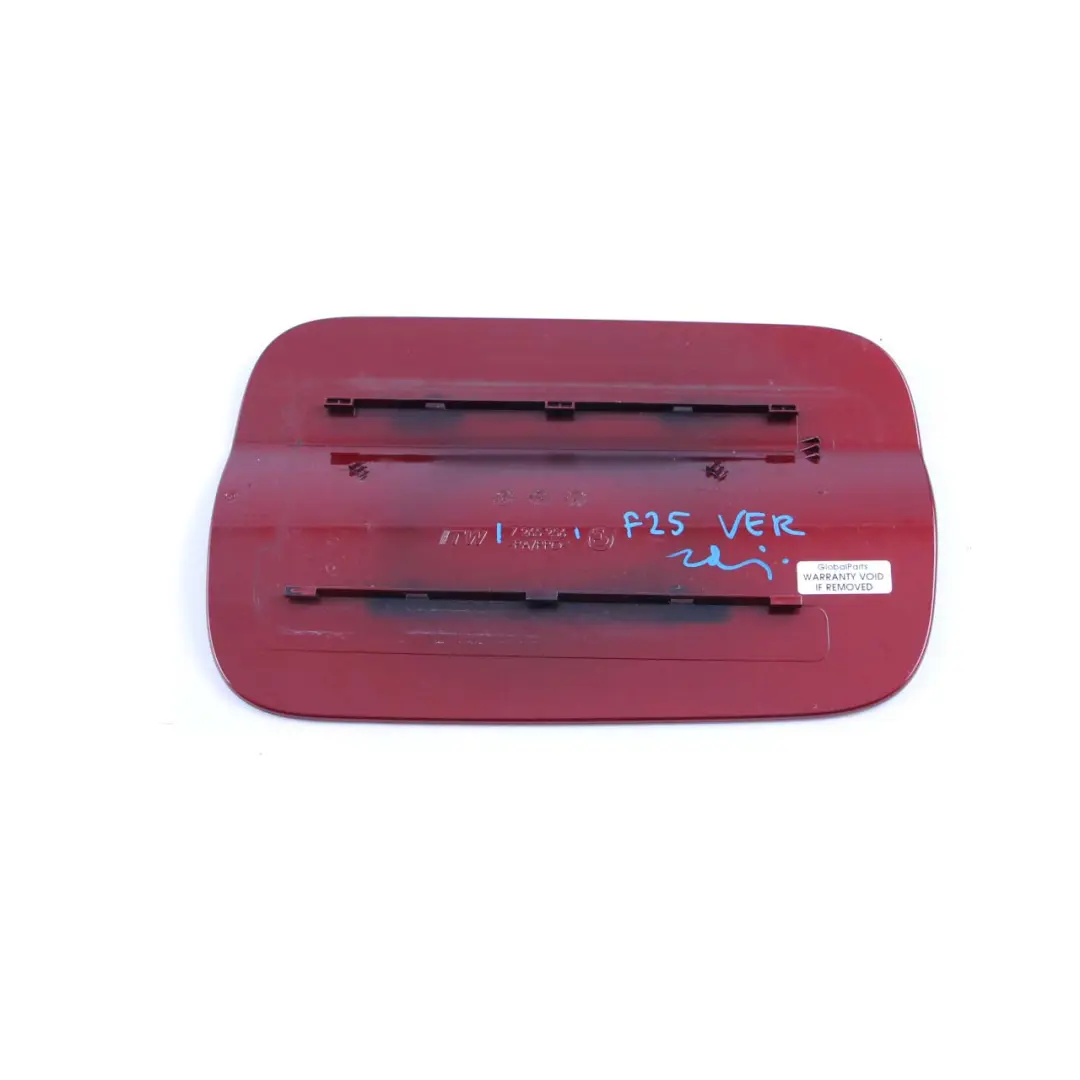 BMW X3 F25 Fuel Filler Fill In Flap Cover Vermilionrot Red Metallic A82 7265256 - SKU 7270821-VER - Part number 7270821