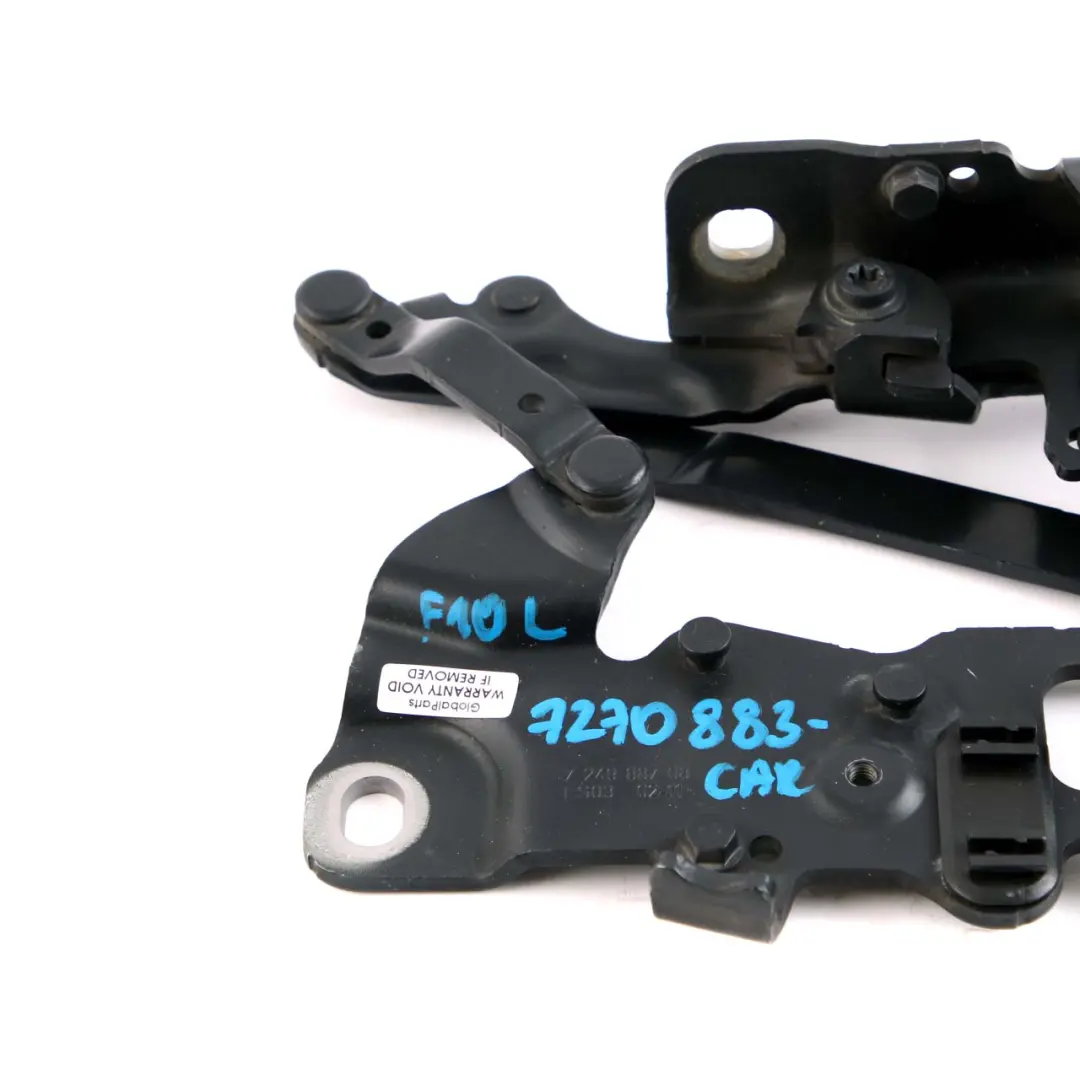 Capó Bisagra De Capó BMW F10 F11 Bisagra Izquierda Carbon Black - 416 para con número de pieza 7249887 Capó Bisagra De Capó BMW F10 F11 Bisagra Izquierda Carbon Black - 416 - SKU 7270883-CAR - Número de pieza 7249887
