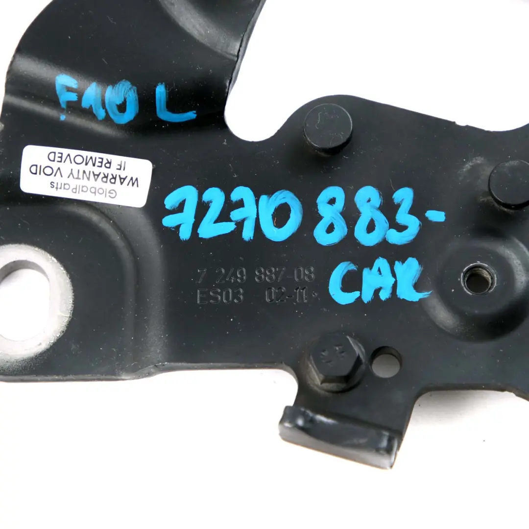 Motorhaube Scharnier BMW F10 F11 Links Carbonschwarz Carbon Schwarz für mit Teilenummer 7249887 Motorhaube Scharnier BMW F10 F11 Links Carbonschwarz Carbon Schwarz - SKU 7270883-CAR - Teilenummer 7249887