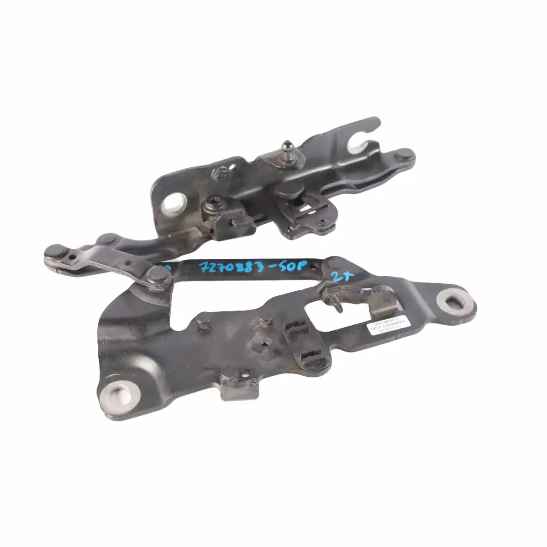 Hood Hinge BMW F10 F11 Left N/S Bonnet Sophisto Grey 7249887 to Engine with Part number 7270883 Engine Hood Hinge BMW F10 F11 Left N/S Bonnet Sophisto Grey 7249887 - SKU 7270883-SOP - Part number 7270883