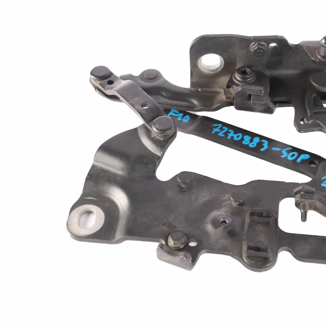 Hood Hinge BMW F10 F11 Left N/S Bonnet Sophisto Grey 7249887 to Engine with Part number 7270883 Engine Hood Hinge BMW F10 F11 Left N/S Bonnet Sophisto Grey 7249887 - SKU 7270883-SOP - Part number 7270883