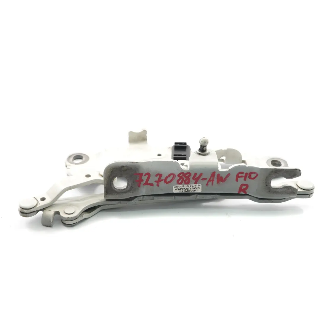 Cerniera cofano motore BMW F10 F11 destra Alpinweiss 3 - 300 7249888 per con numero di parte 7270884 Cerniera cofano motore BMW F10 F11 destra Alpinweiss 3 - 300 7249888 - SKU 7270884-AW - Numero di parte 7270884