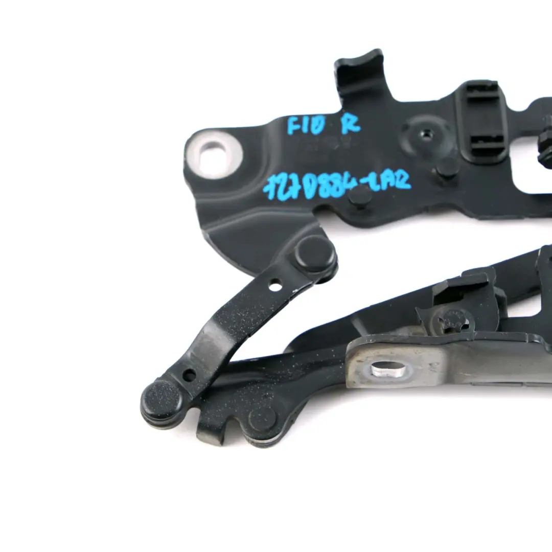 BMW F10 F11 Right Engine Hood Hinge Bonnet Carbon Black - SKU 7270884-CAR - Part number 7249888