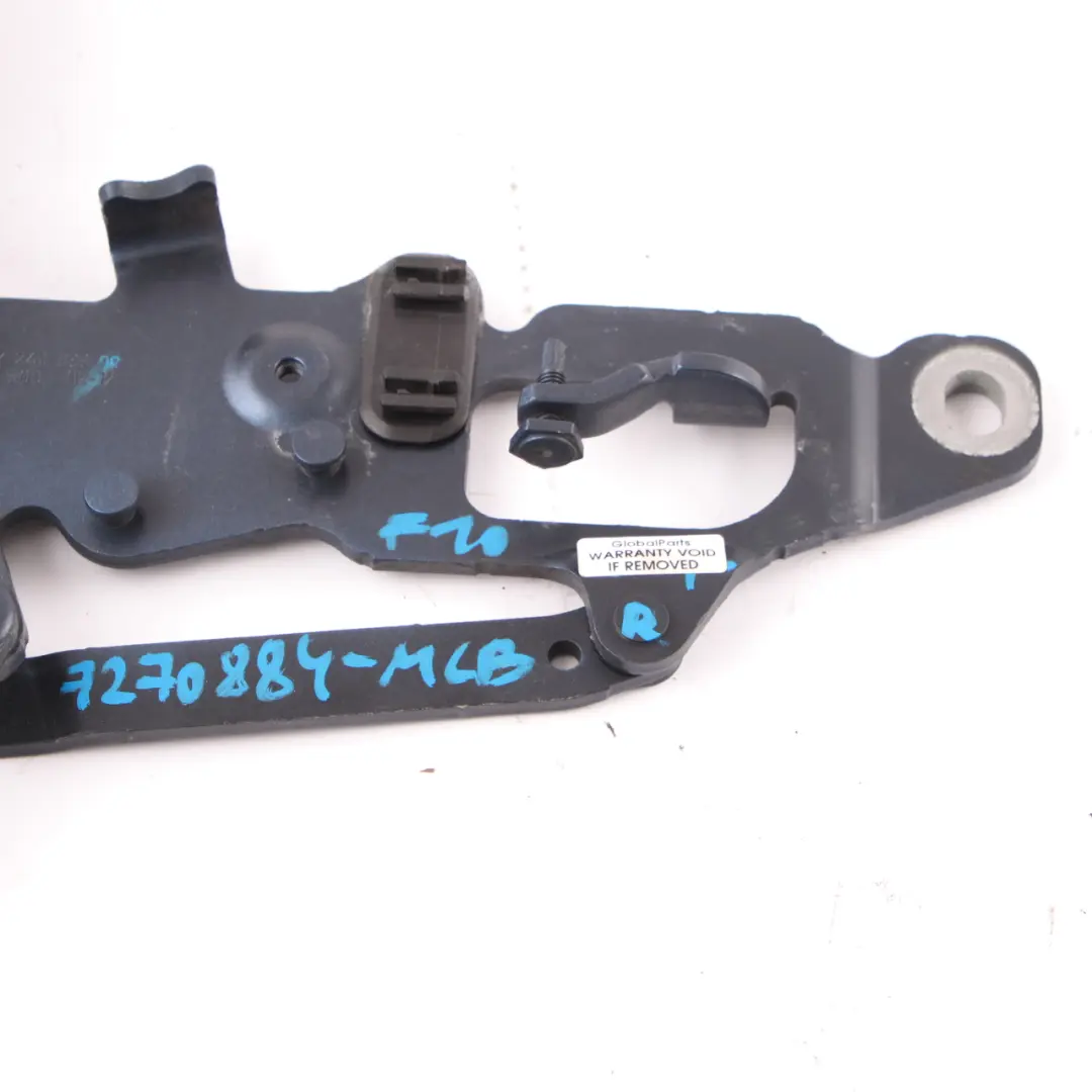 Hood Hinge BMW F10 F11 Engine Bonnet Right O/S Monte Carlo Blue B05 7249888 to with Part number 7270884 Hood Hinge BMW F10 F11 Engine Bonnet Right O/S Monte Carlo Blue B05 7249888 - SKU 7270884-MCB - Part number 7270884