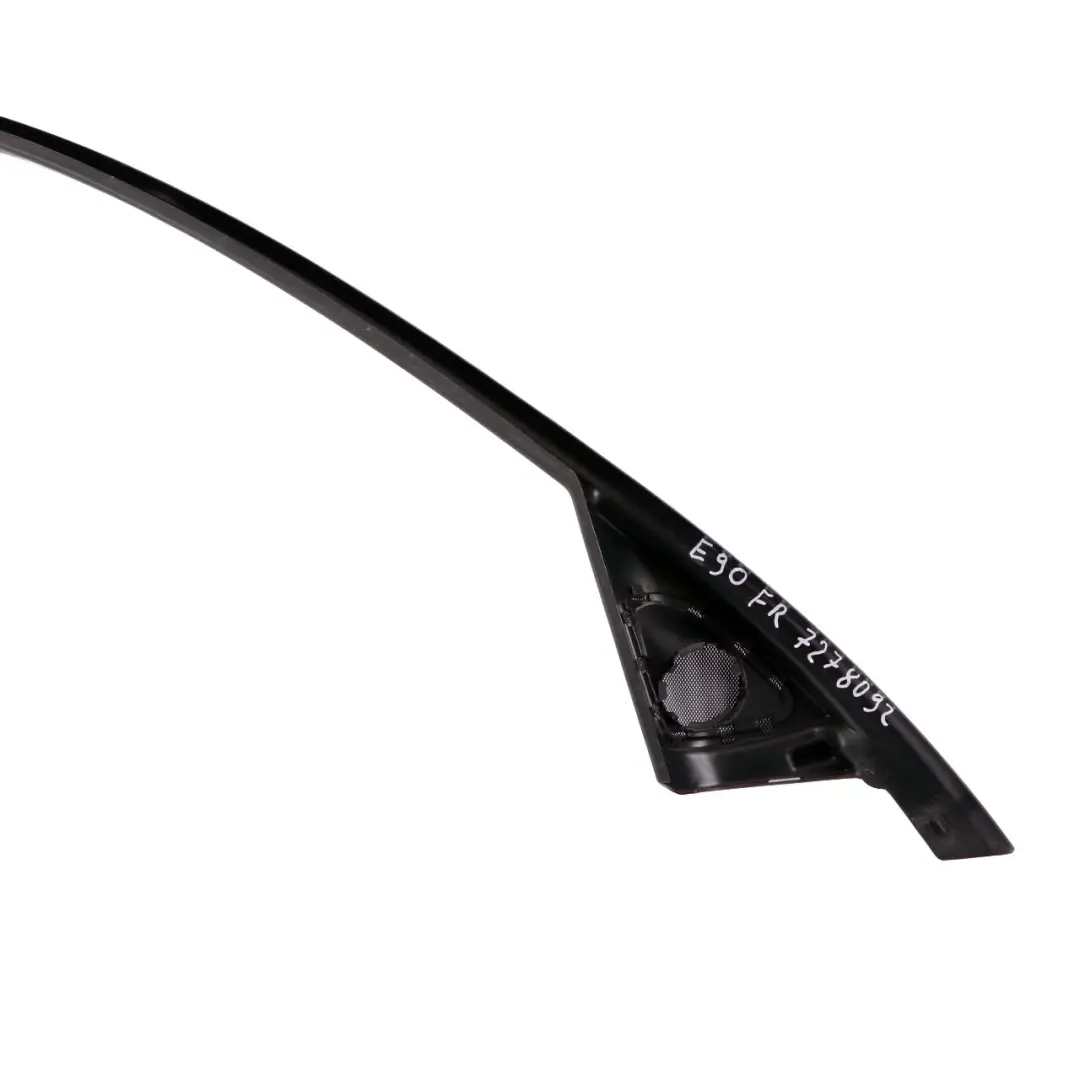 Tapa Marco Ventana Puerta Delantera Derecha Harman Kardon para BMW E90 LCI con número de pieza 7270892 BMW E90 LCI Tapa Marco Ventana Puerta Delantera Derecha Harman Kardon - SKU 7270892 - Número de pieza 7270892