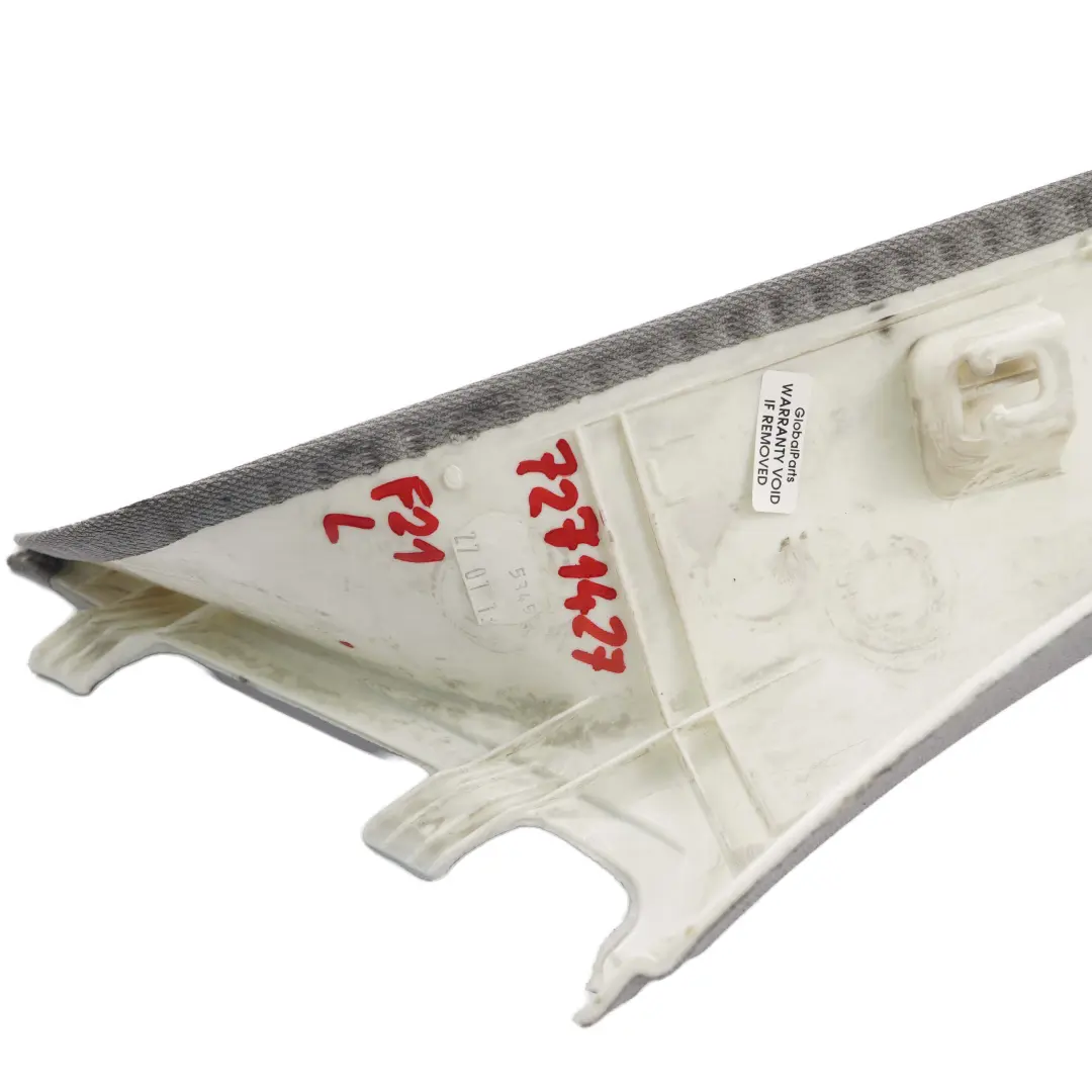 Pilastro Apertura Copertura SX Everestgrau Grigio 7265989 per BMW F21 F22 con numero di parte 7271427 BMW F21 F22 Pilastro Apertura Copertura SX Everestgrau Grigio 7265989 - SKU 7271427 - Numero di parte 7271427