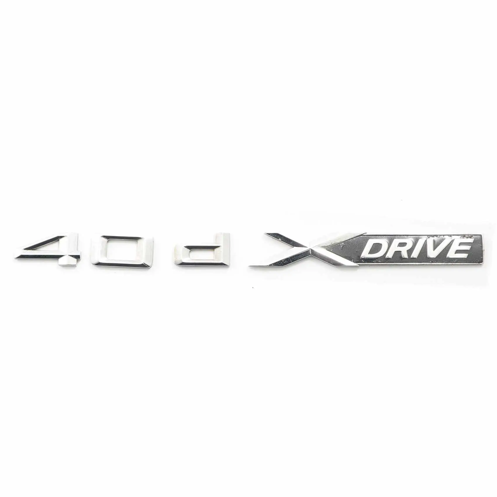 BMW X5 E70 Emblema Aderito Pannello Parafango Anteriore Logo xDrive 40d