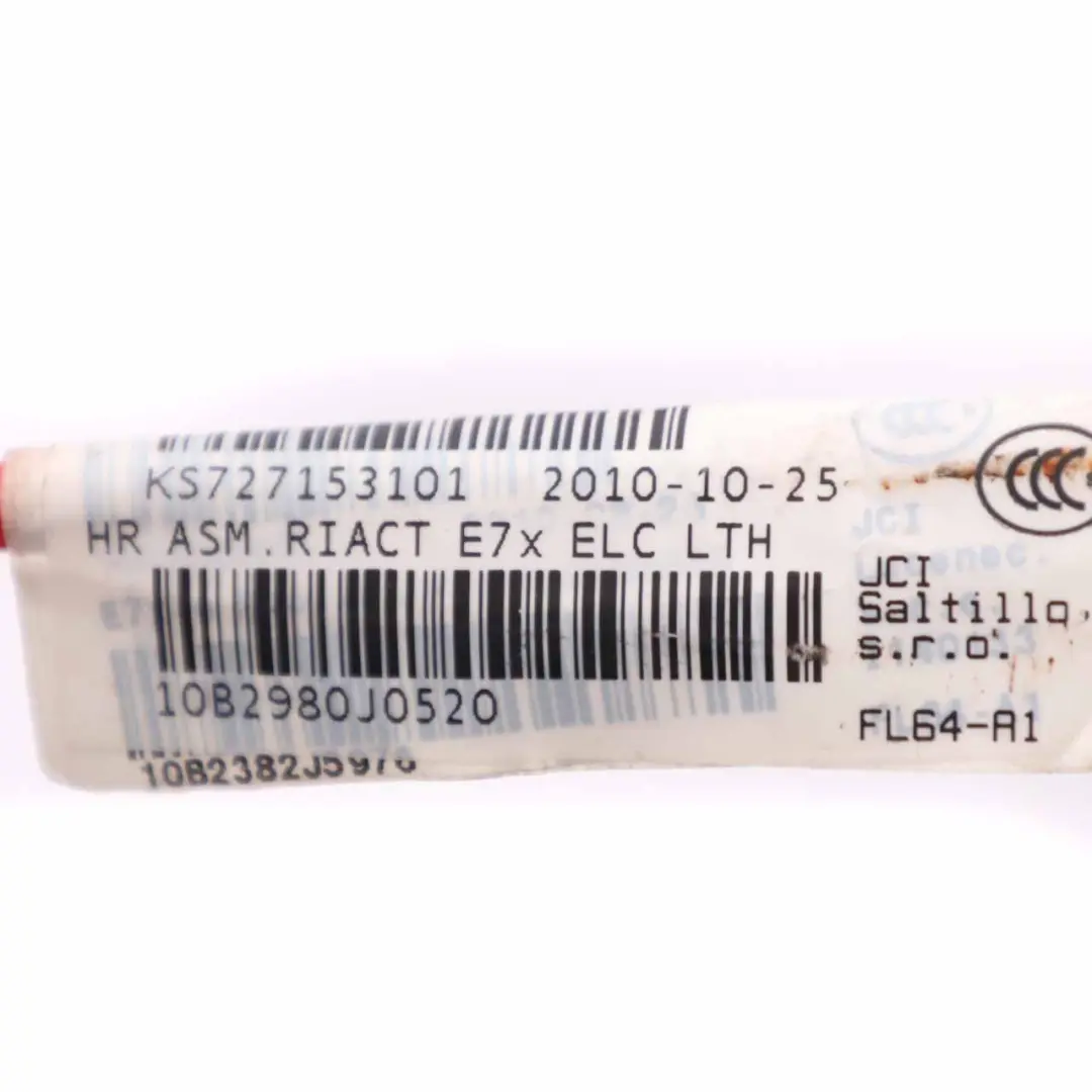 Appui-tête de siège avant BMW X5 X6 E70 E71 électrique Cuir Oyster pour à propos du numéro de pièce 7271531 Appui-tête de siège avant BMW X5 X6 E70 E71 électrique Cuir Oyster - SKU 7271531 - Numéro de pièce 7271531