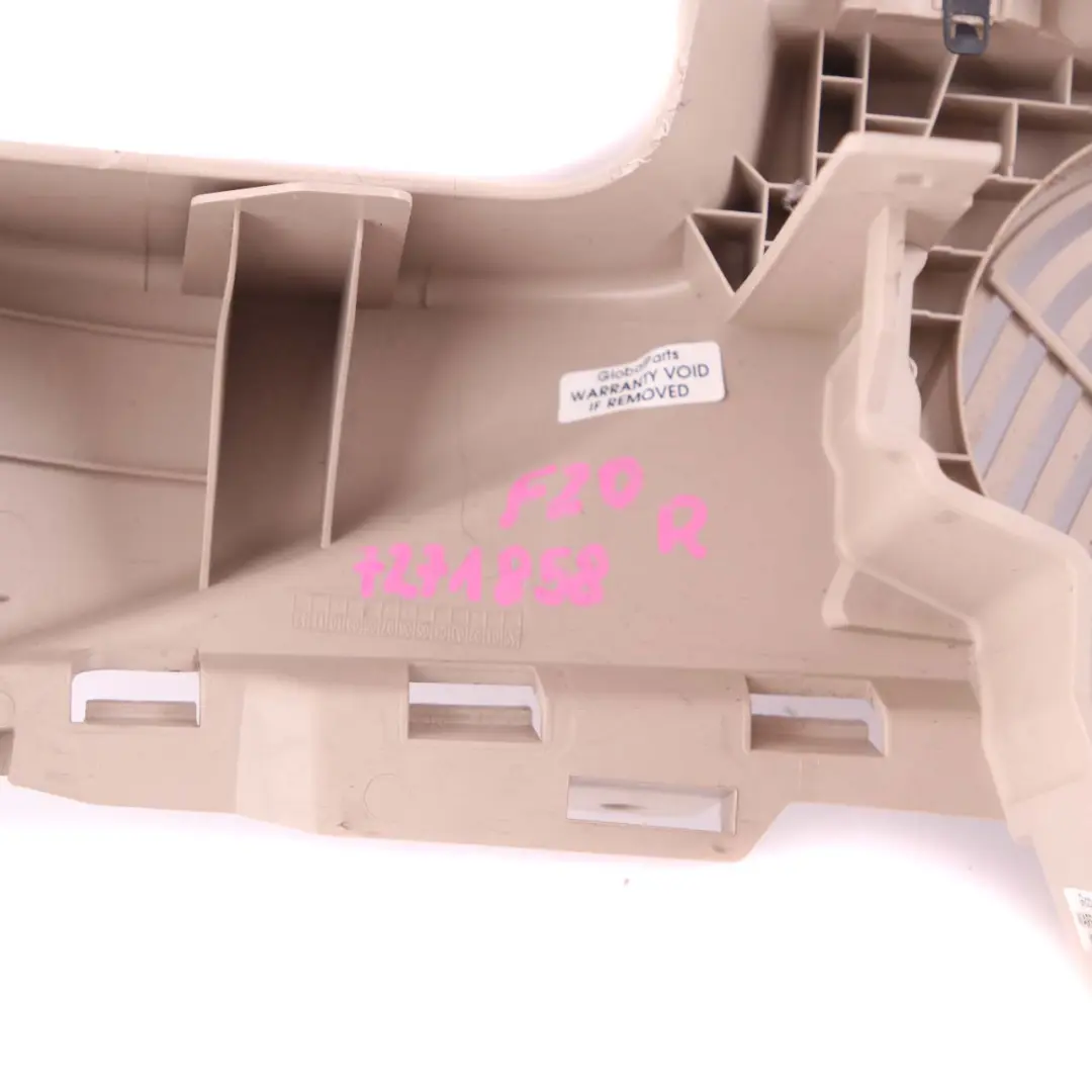 BMW F20 F21 Support Rear Window Shelf Right O/S Speaker Oyster - SKU 7271858 - Part number 7271858