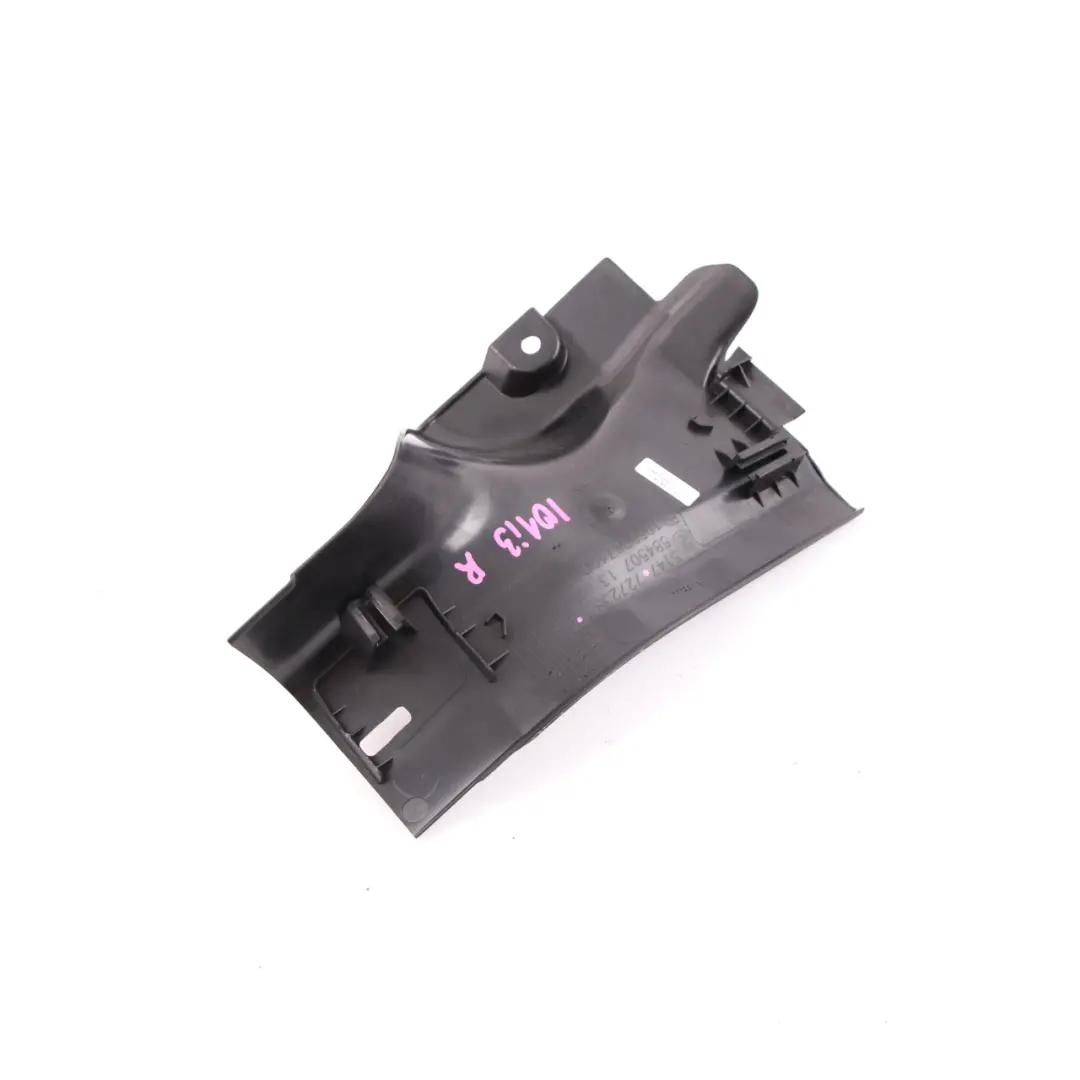 Trim Asiento Trasero Pan Derecho Tapa Inferior Entrada para BMW i3 I01 con número de pieza 7272382 BMW i3 I01 Trim Asiento Trasero Pan Derecho Tapa Inferior Entrada - SKU 7272382 - Número de pieza 7272382