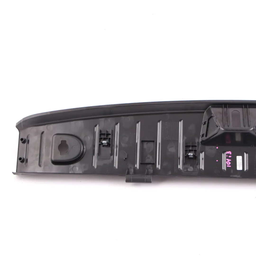 BMW i3 I01 Boot Trunk Lock Loading Sill Cover Trim Panel Black - SKU 7272383 - Part number 7272383