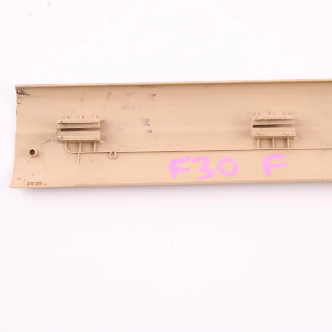 Copertura Striscia BMW F30 F31 Interno Anteriore Sinistro Destro Veneto Beige per con numero di parte 7272602 Copertura Striscia BMW F30 F31 Interno Anteriore Sinistro Destro Veneto Beige - SKU 7272602 - Numero di parte 7272602