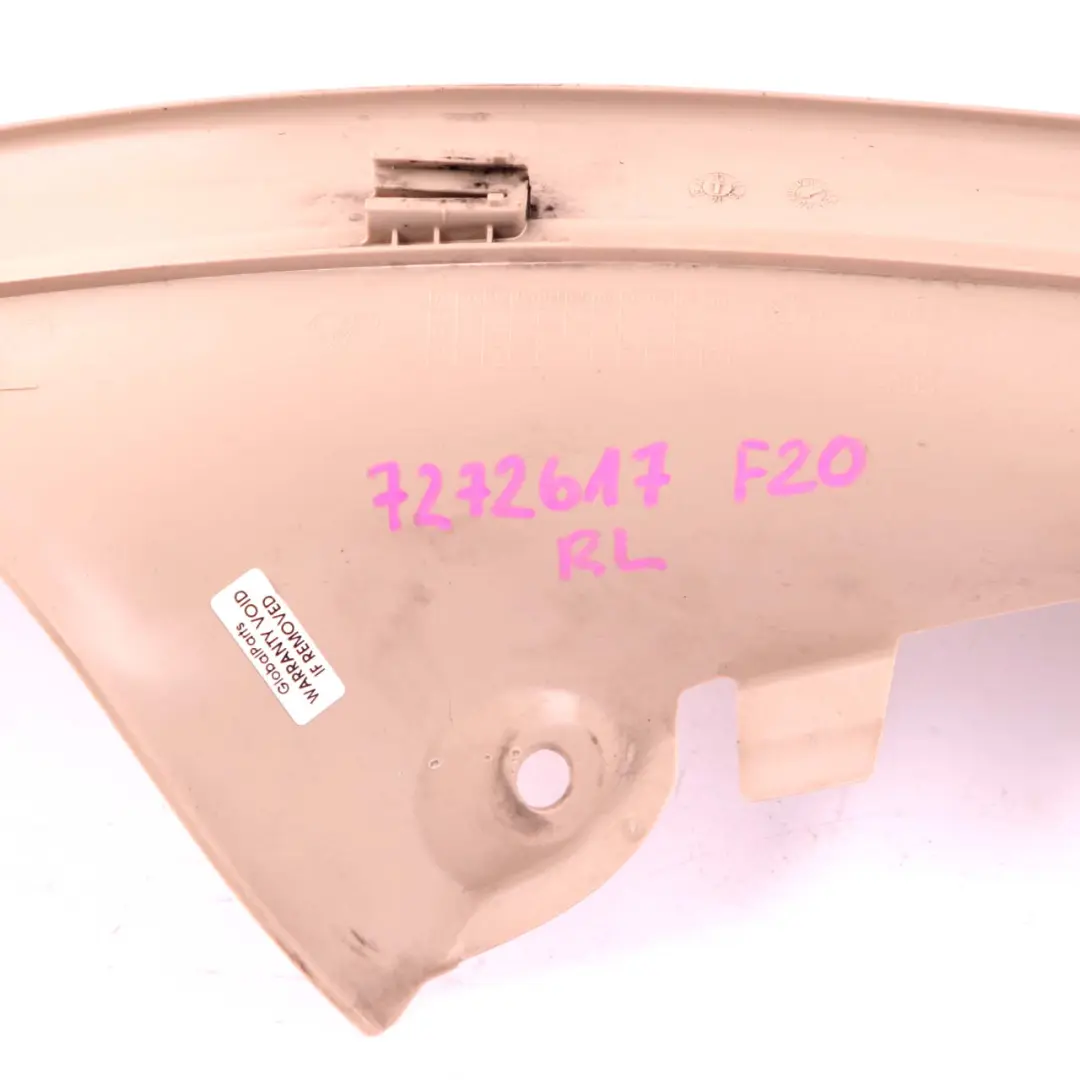 Garniture De Cache Arrière Gauche Couleur Beige Huître 7221919 pour BMW F20 à propos du numéro de pièce 7272617 BMW F20 Garniture De Cache Arrière Gauche Couleur Beige Huître 7221919 - SKU 7272617 - Numéro de pièce 7272617