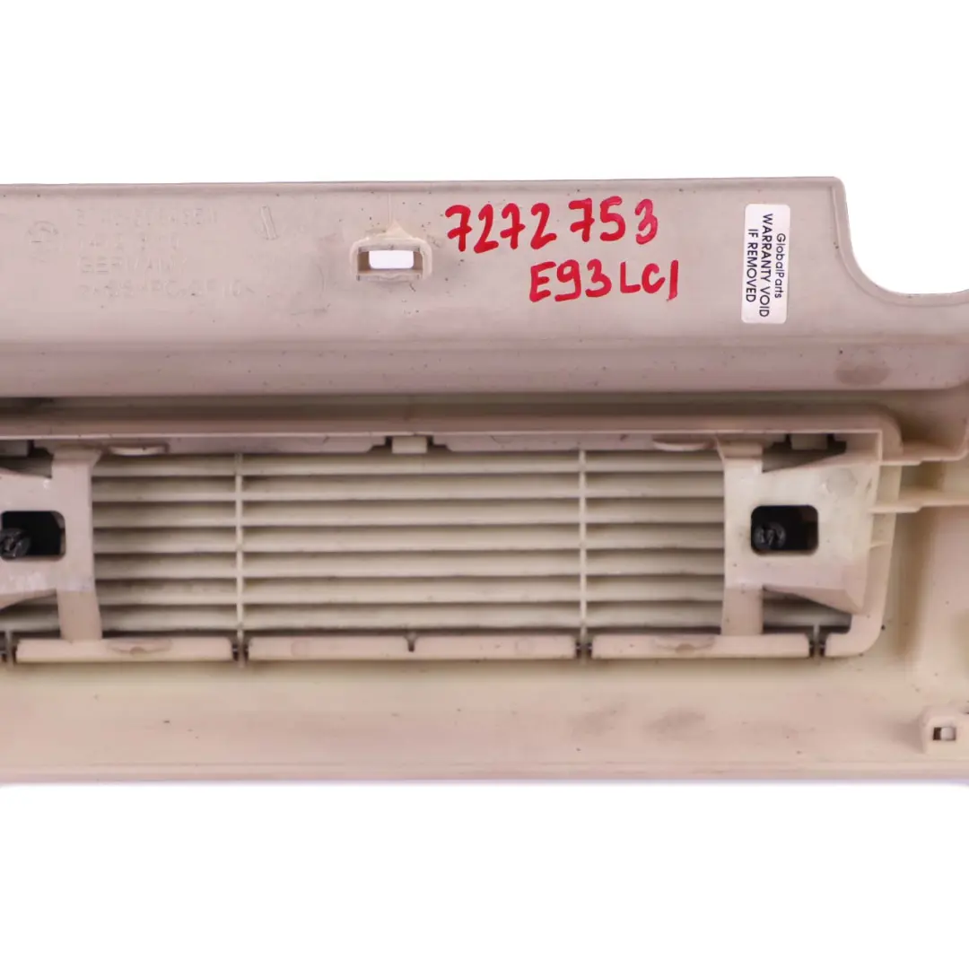 Überrollbügel Zierleiste Verkleidung Abdeckung Oyster für BMW 3 er E93 mit Teilenummer 6984854 BMW 3 er E93 Überrollbügel Zierleiste Verkleidung Abdeckung Oyster - SKU 7272753 - Teilenummer 6984854