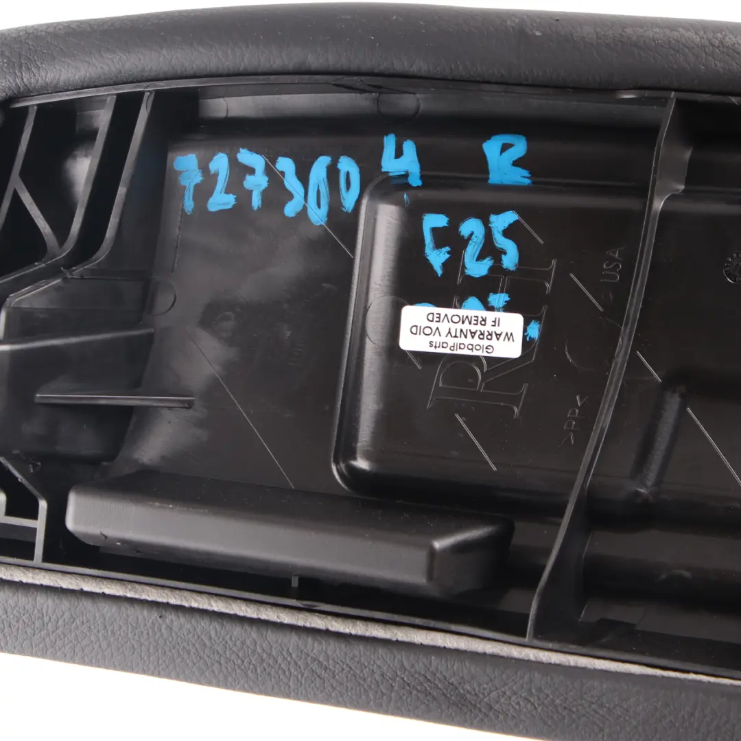 Side Finisher Bench Right O/S Leather Black 7235446 to Rear Seat Cover BMW X3 F25 with Part number 7273004 Rear Seat Cover BMW X3 F25 Side Finisher Bench Right O/S Leather Black 7235446 - SKU 7273004 - Part number 7273004