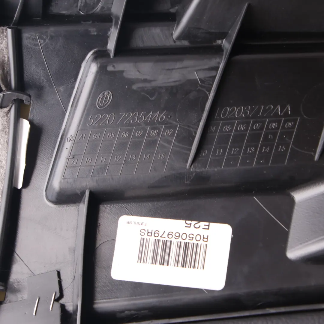  Funda Asiento Trasero BMW X3 F25 Embellecedor Lateral Derecho Negro 7235446 - SKU 7273004 - Número de pieza 7273004