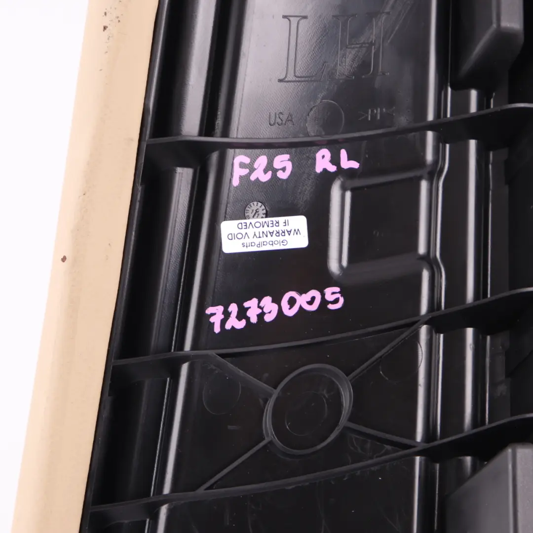 Housse siège arrière BMW X3 F25 Finition Banquette gauche cuir beige pour à propos du numéro de pièce 7273005 Housse siège arrière BMW X3 F25 Finition Banquette gauche cuir beige - SKU 7273005 - Numéro de pièce 7273005