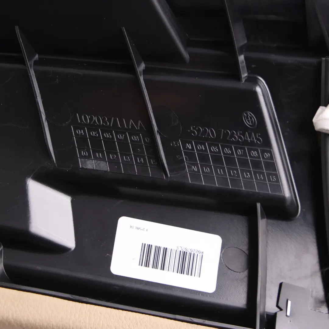 Funda Asiento Trasero BMW X3 F25 Acabado Banco Izquierdo Cuero Beige para con número de pieza 7273005 Funda Asiento Trasero BMW X3 F25 Acabado Banco Izquierdo Cuero Beige - SKU 7273005 - Número de pieza 7273005