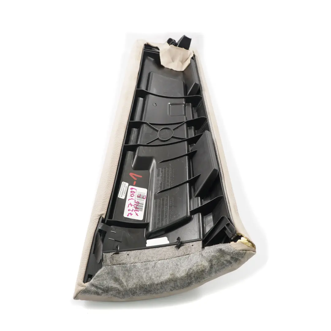 Side Finisher Bench Left N/S Leather Oyster to Rear Seat Cover BMW X3 F25 with Part number 7273009 Rear Seat Cover BMW X3 F25 Side Finisher Bench Left N/S Leather Oyster - SKU 7273009-1 - Part number 7273009