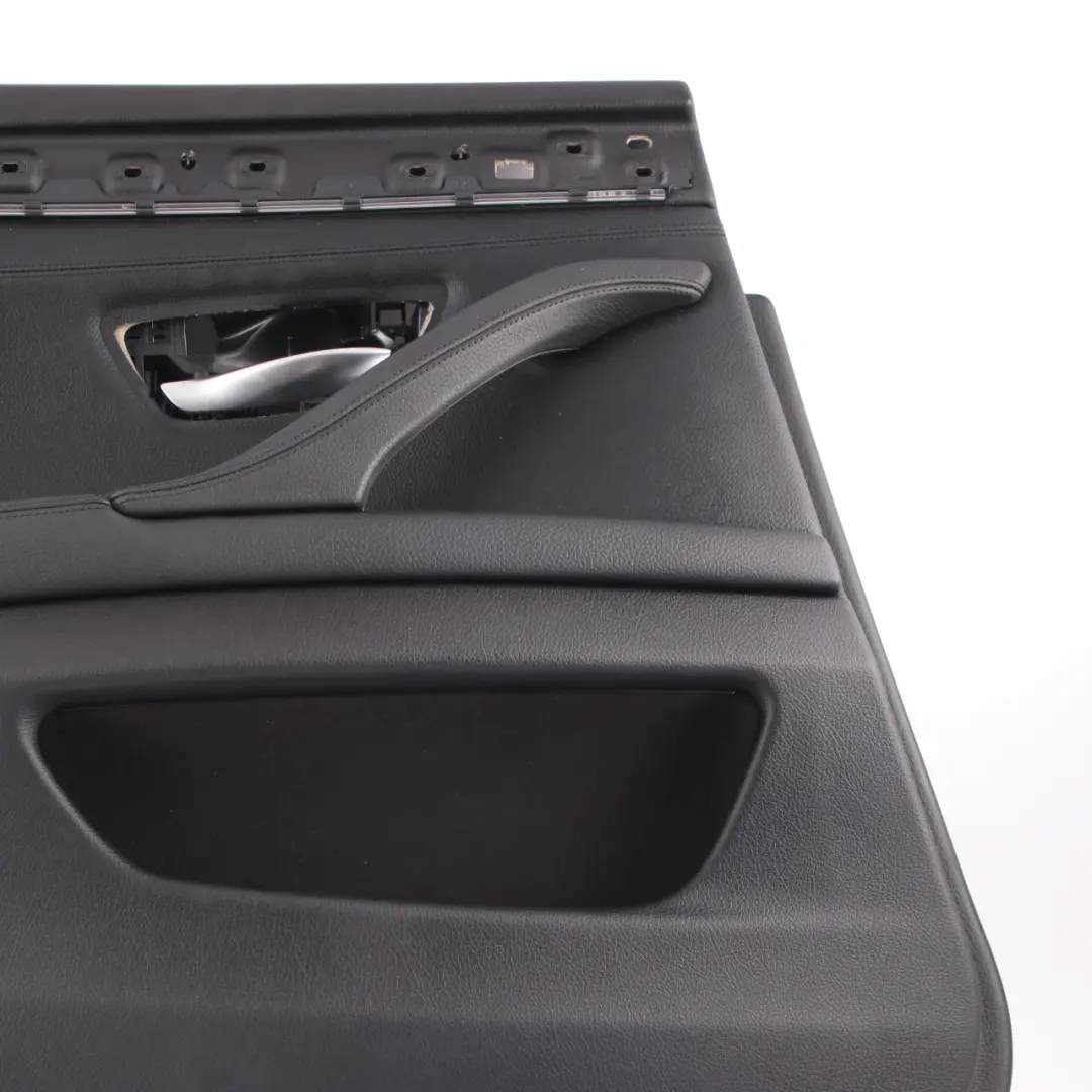 Door Card Rear Left N/S Lining Trim Panel Black Leather to BMW F10 F11 with Part number 7273279 BMW F10 F11 Door Card Rear Left N/S Lining Trim Panel Black Leather - SKU 7273279-1 - Part number 7273279