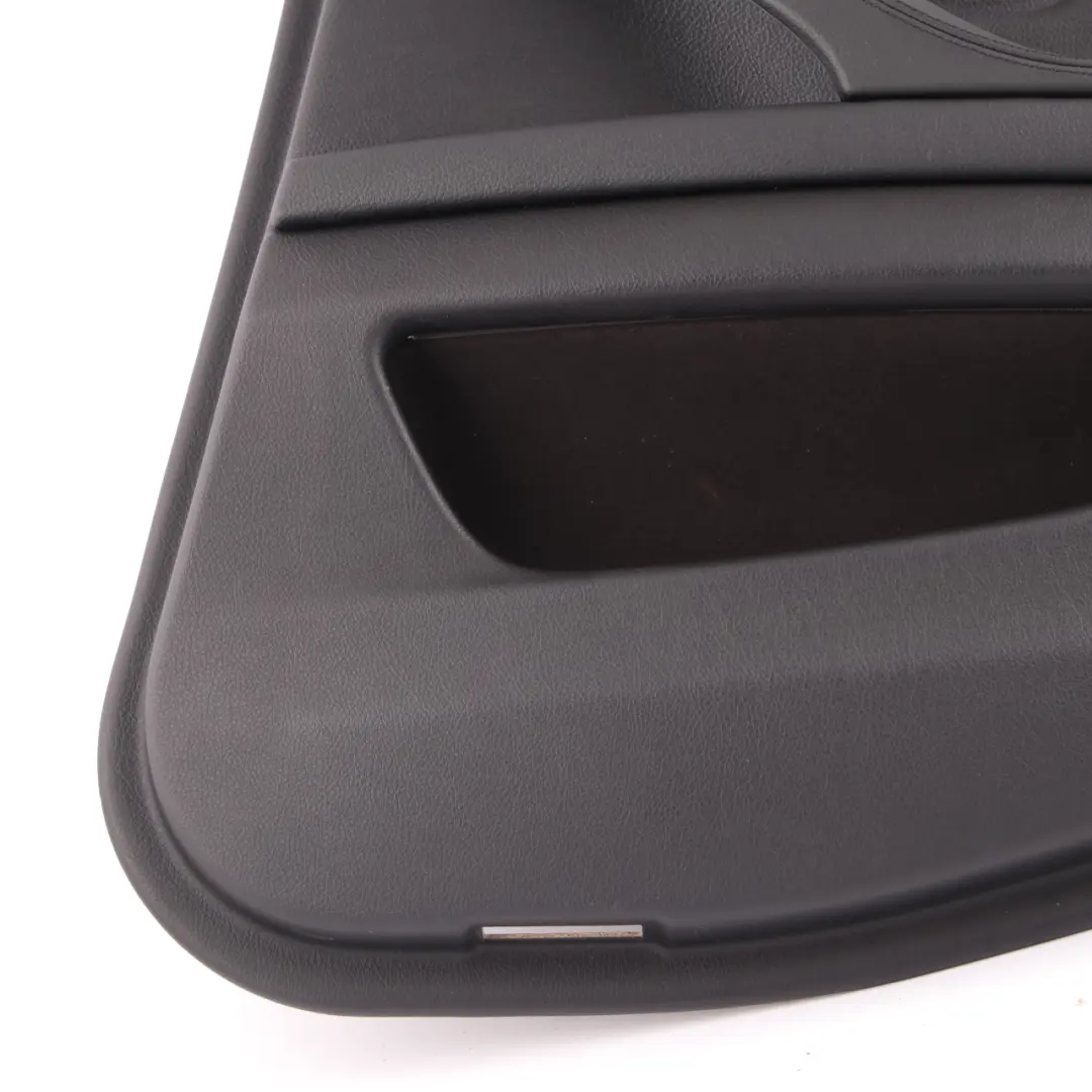 BMW F10 F11 Door Card Rear Right O/S Lining Trim Panel Black Leather - SKU 7273280-1 - Part number 7273280