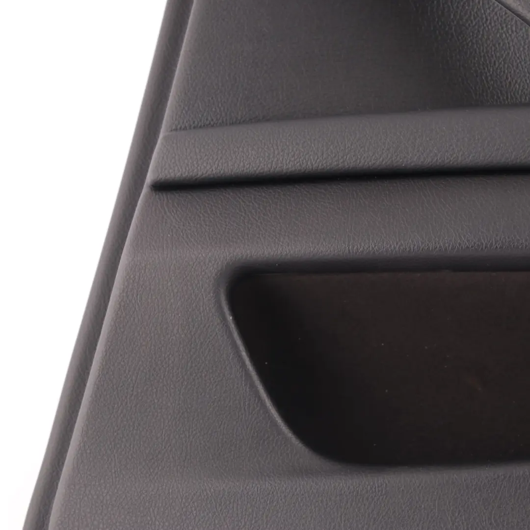 Door Card Rear Right O/S Lining Trim Panel Black Leather to BMW F10 F11 with Part number 7273280 BMW F10 F11 Door Card Rear Right O/S Lining Trim Panel Black Leather - SKU 7273280-1 - Part number 7273280