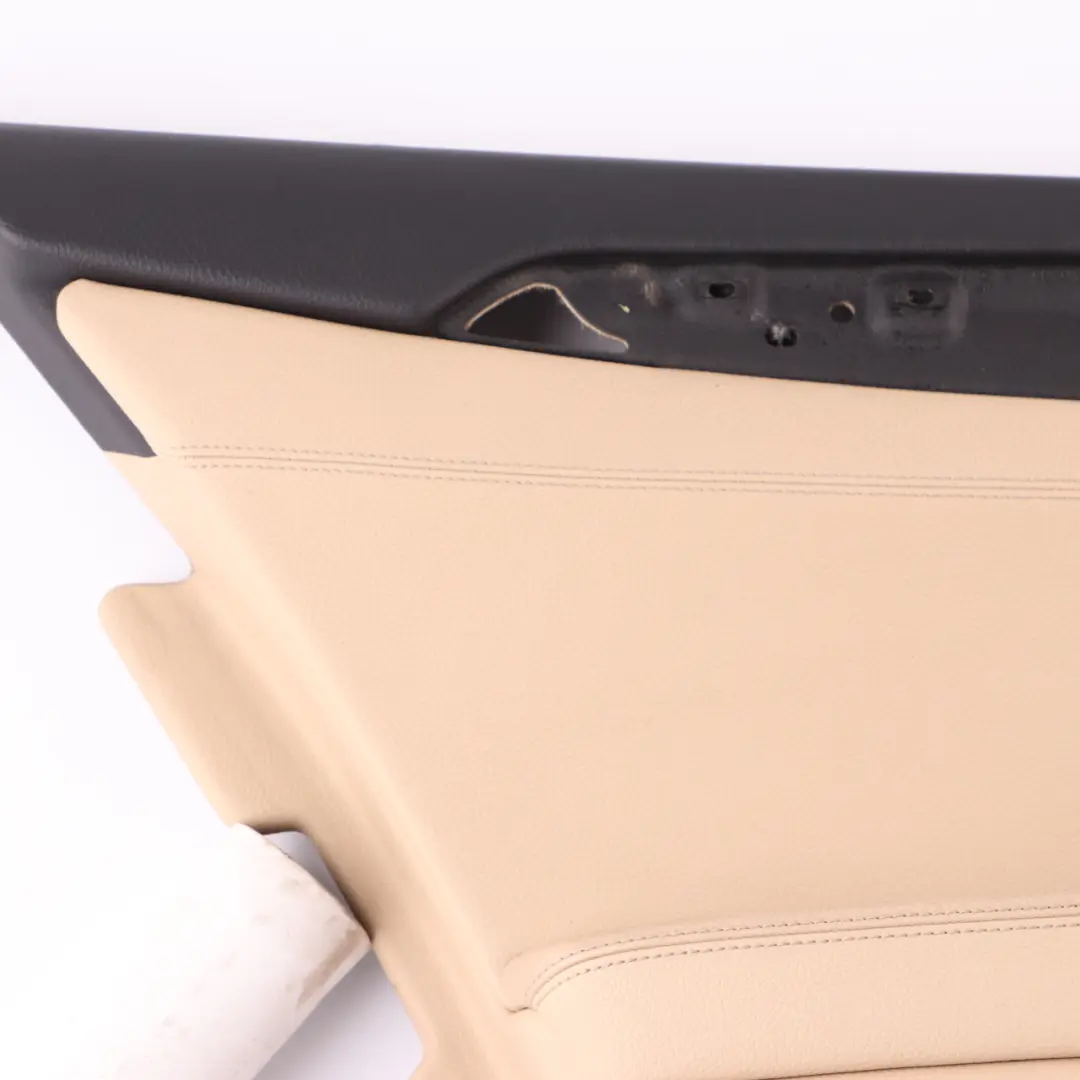 BMW F10 F11 Door Card Rear Left N/S Lining Panel Leather Beige - SKU 7273281 - Part number 7273281