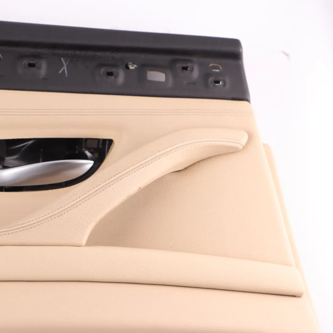 BMW F10 F11 Door Card Rear Left N/S Lining Panel Leather Beige - SKU 7273281 - Part number 7273281