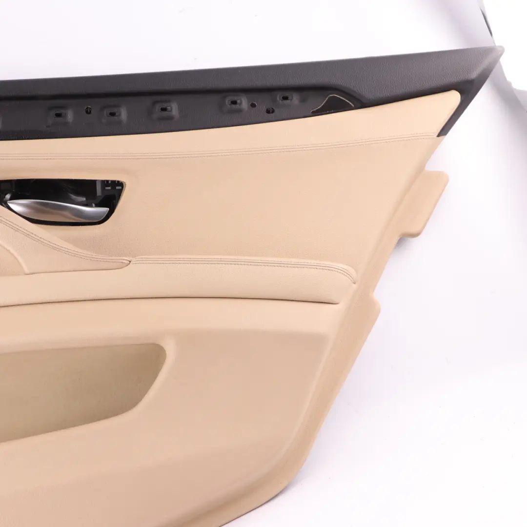 BMW F10 F11 Door Card Rear Right O/S Lining Panel Leather Beige - SKU 7273282 - Part number 7273282