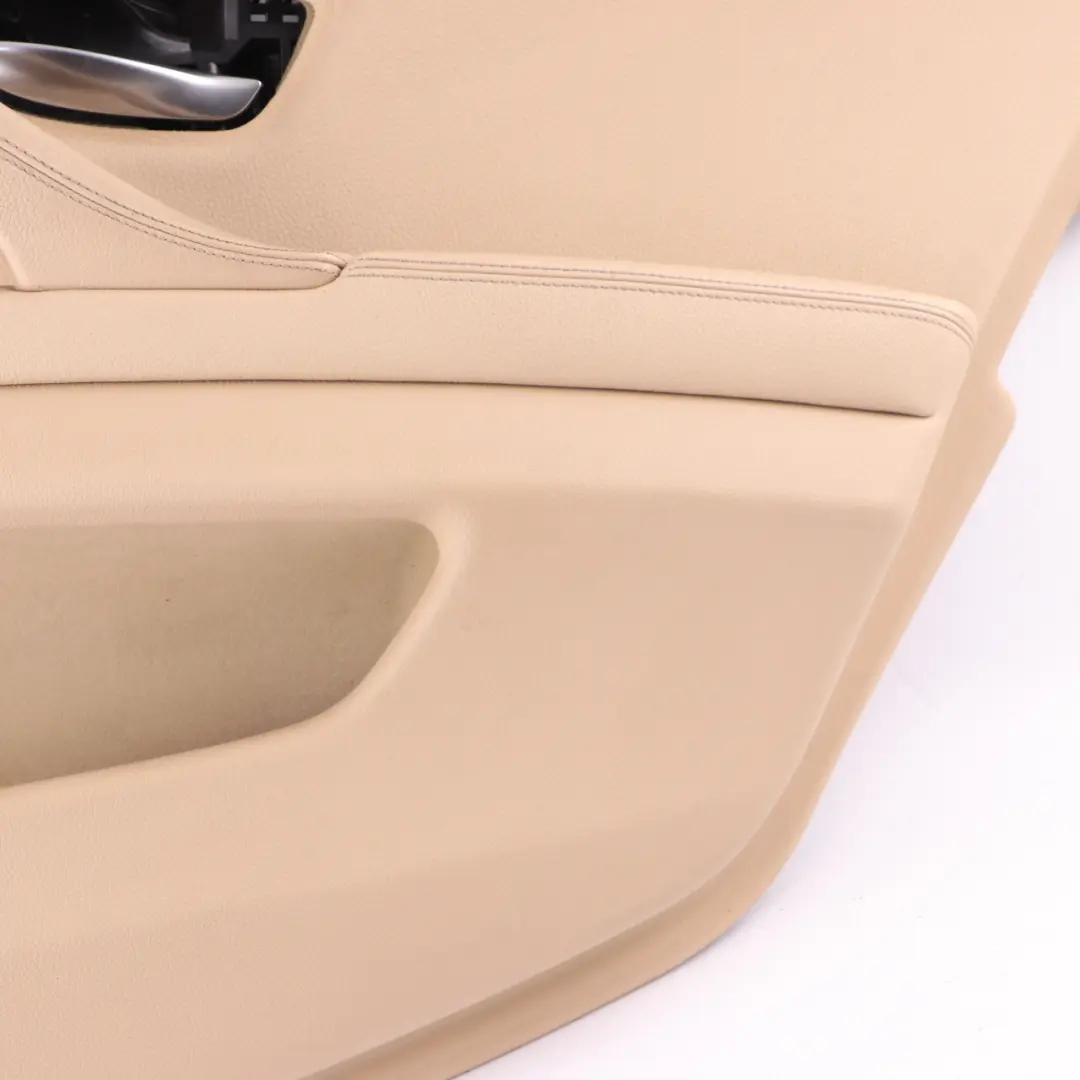 BMW F10 F11 Door Card Rear Right O/S Lining Panel Leather Beige - SKU 7273282 - Part number 7273282
