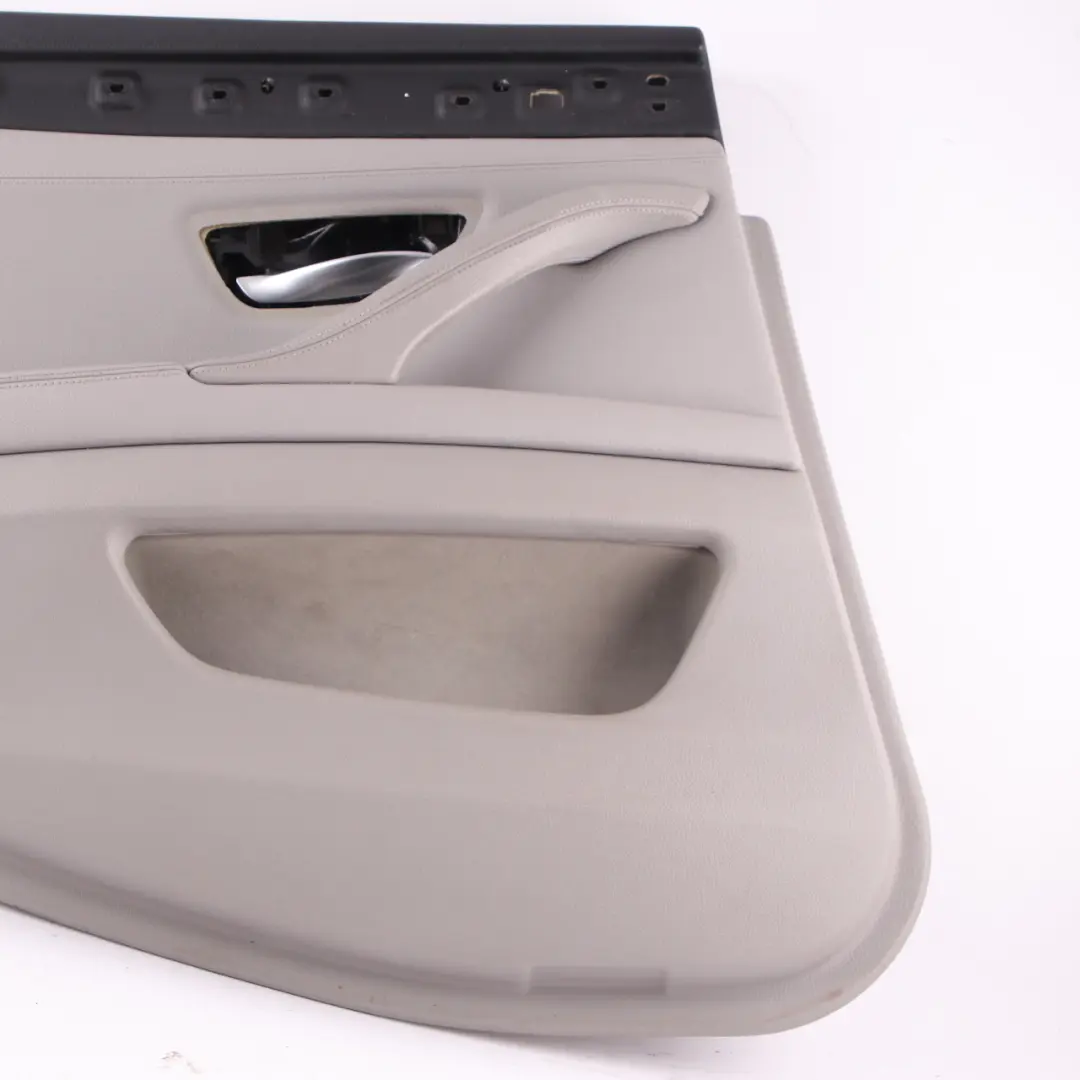 Door Card Rear Left N/S Lining Panel Leather Everest Grey to BMW F10 F11 with Part number 7273283 BMW F10 F11 Door Card Rear Left N/S Lining Panel Leather Everest Grey - SKU 7273283 - Part number 7273283
