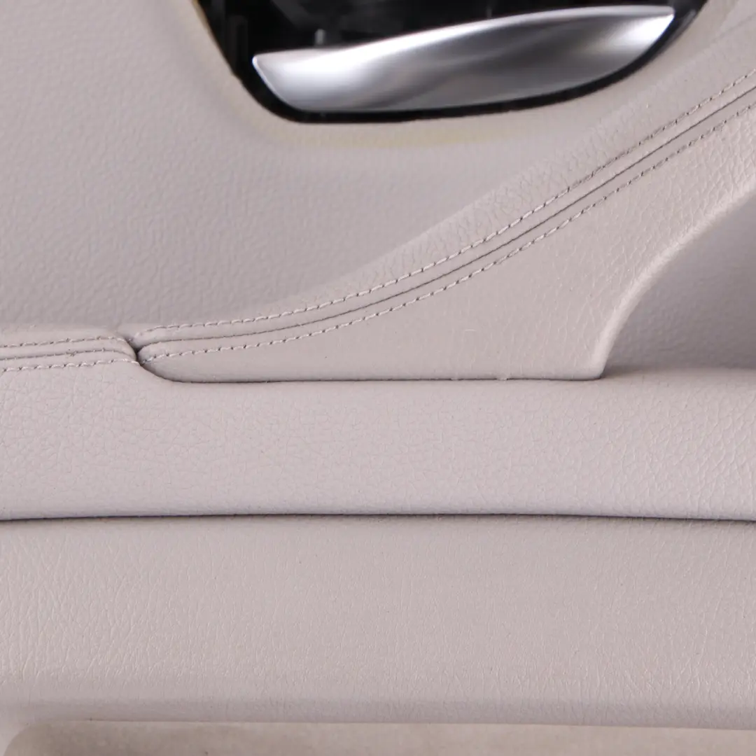 Door Card Rear Left N/S Lining Panel Leather Everest Grey to BMW F10 F11 with Part number 7273283 BMW F10 F11 Door Card Rear Left N/S Lining Panel Leather Everest Grey - SKU 7273283 - Part number 7273283
