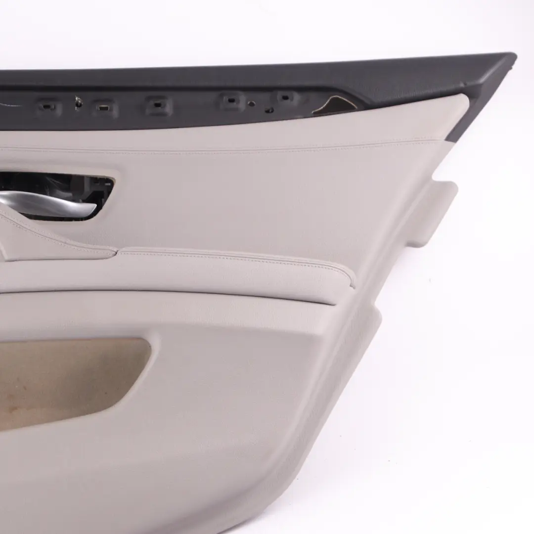 BMW F10 F11 Door Card Rear Right O/S Lining Panel Leather Everest Grey - SKU 7273284 - Part number 7273284