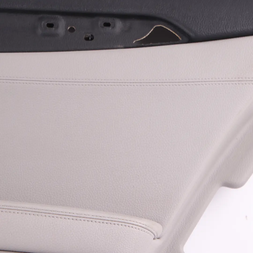 BMW F10 F11 Door Card Rear Right O/S Lining Panel Leather Everest Grey - SKU 7273284 - Part number 7273284
