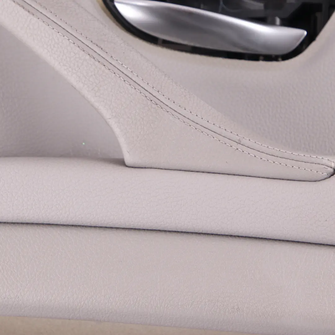 Door Card Rear Right O/S Lining Panel Leather Everest Grey to BMW F10 F11 with Part number 7273284 BMW F10 F11 Door Card Rear Right O/S Lining Panel Leather Everest Grey - SKU 7273284 - Part number 7273284