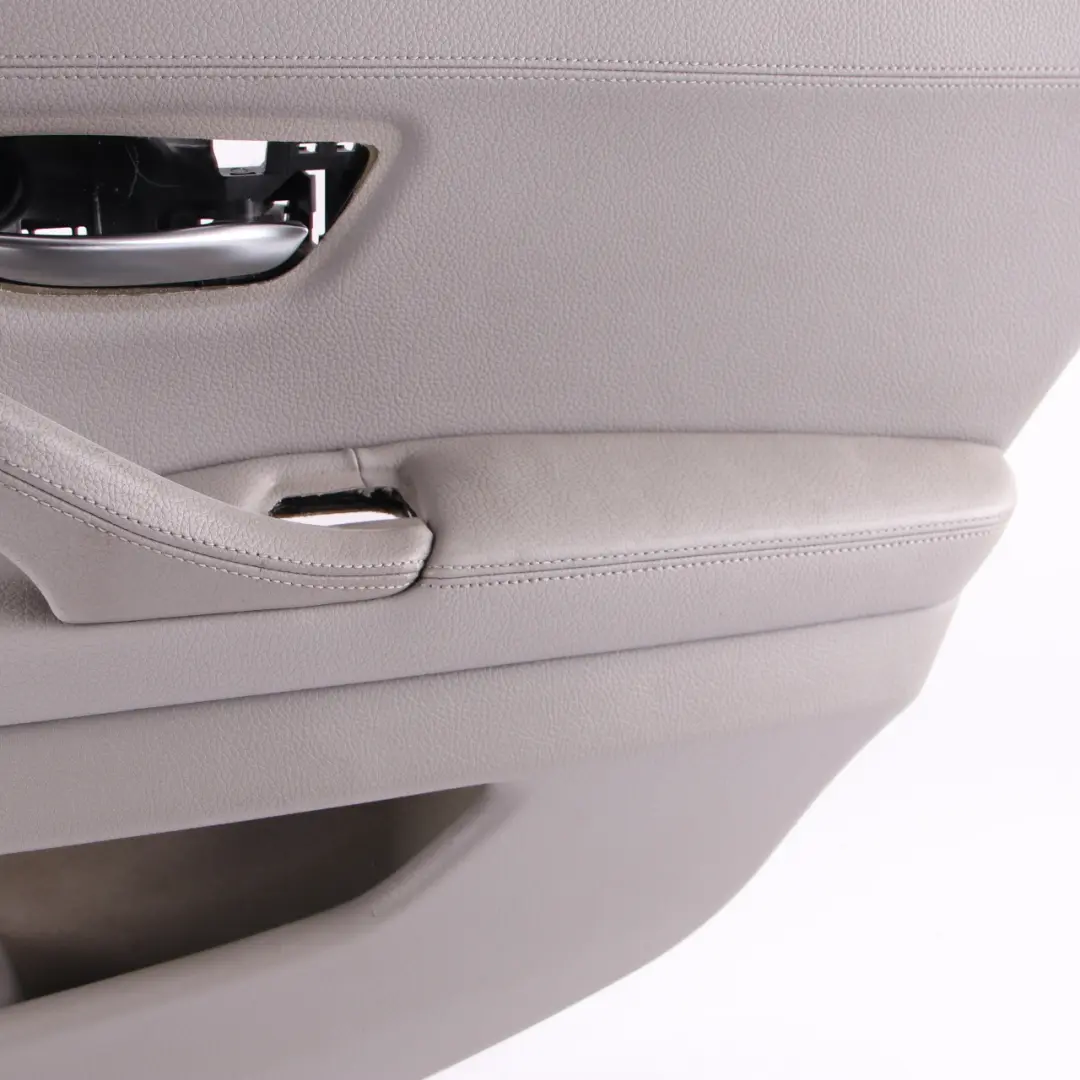 Door Card Rear Right O/S Lining Panel Leather Everest Grey to BMW F10 F11 with Part number 7273284 BMW F10 F11 Door Card Rear Right O/S Lining Panel Leather Everest Grey - SKU 7273284 - Part number 7273284