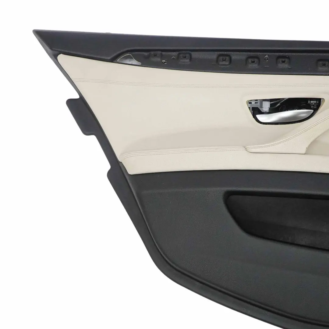 BMW F10 F11 Door Card Rear Left N/S Lining Panel Leather Oyster - SKU 7273285-1 - Part number 7273285