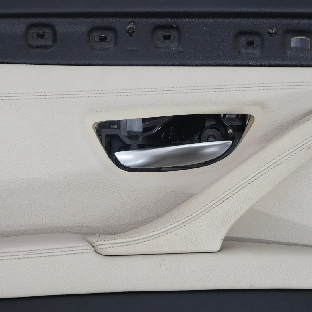 BMW F10 F11 Türkarte Türverkleidung Hinten Links Panel Leder Oyster - SKU 7273285-1 - Teilenummer 7273285