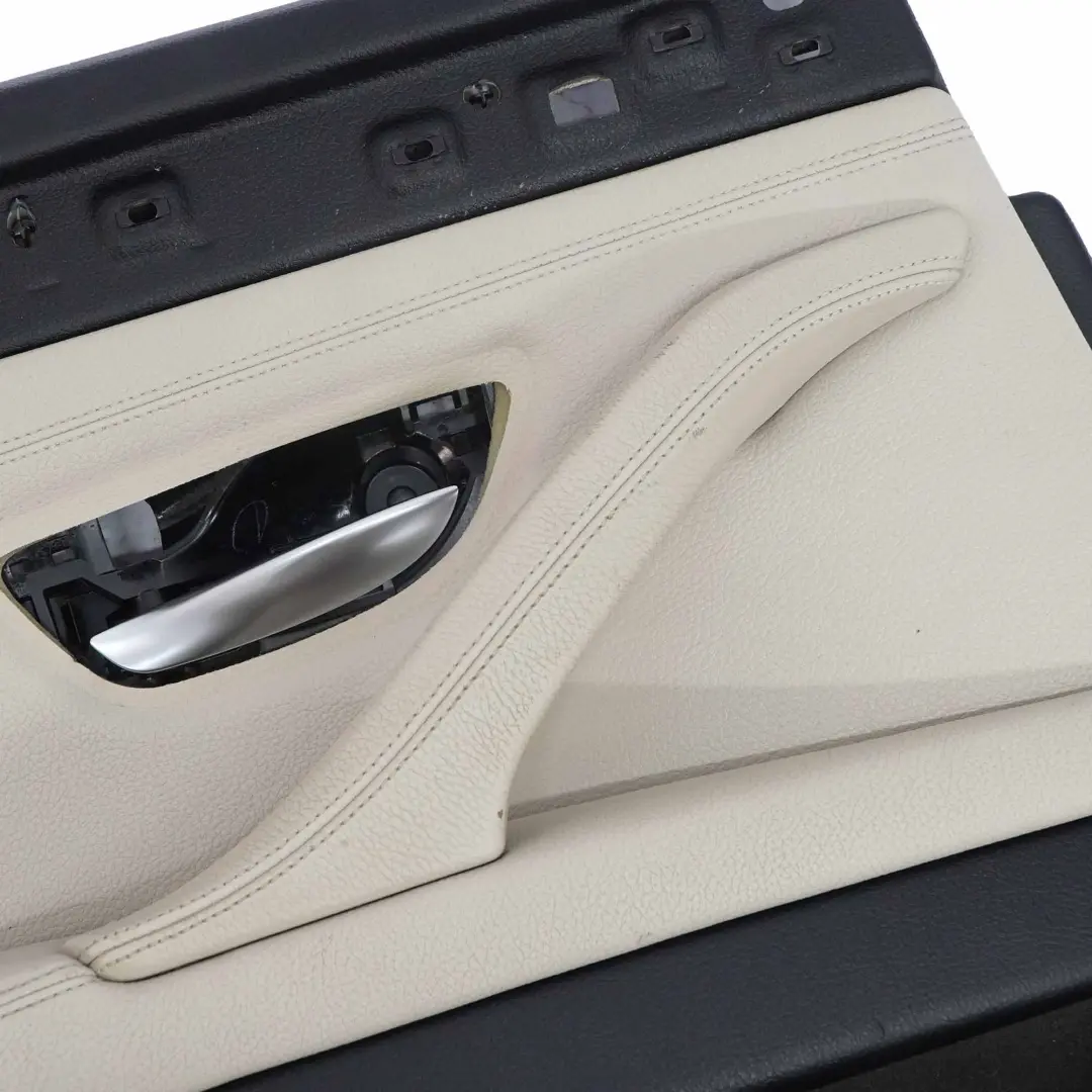 BMW F10 F11 Tarjeta de Puerta Trasera Izquierda Forro Panel Cuero Oyster - SKU 7273285-1 - Número de pieza 7273285