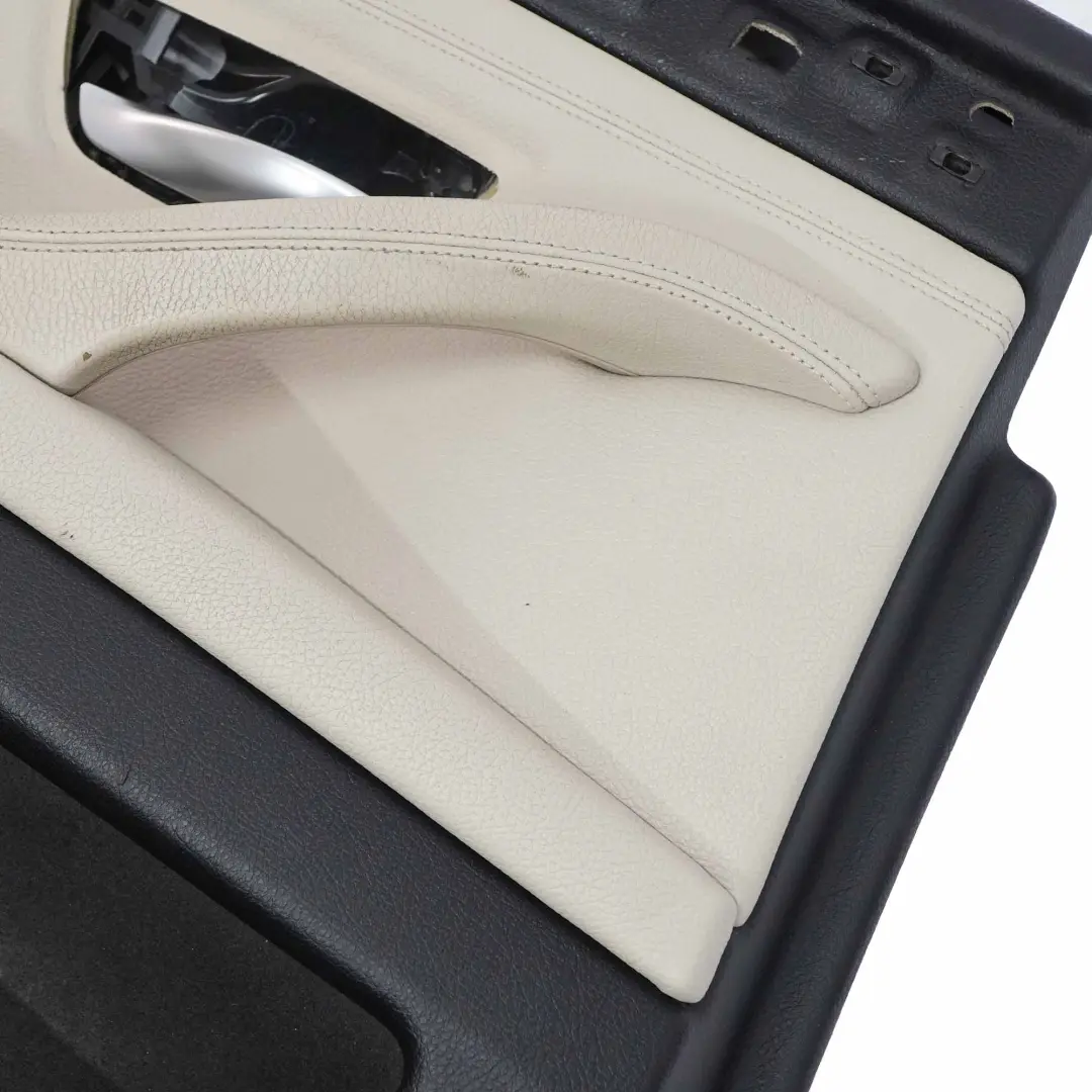 Carte de Porte Arrière Gauche Panneau Revêtement Cuir Oyster pour BMW F10 F11 à propos du numéro de pièce 7273285 BMW F10 F11 Carte de Porte Arrière Gauche Panneau Revêtement Cuir Oyster - SKU 7273285-1 - Numéro de pièce 7273285